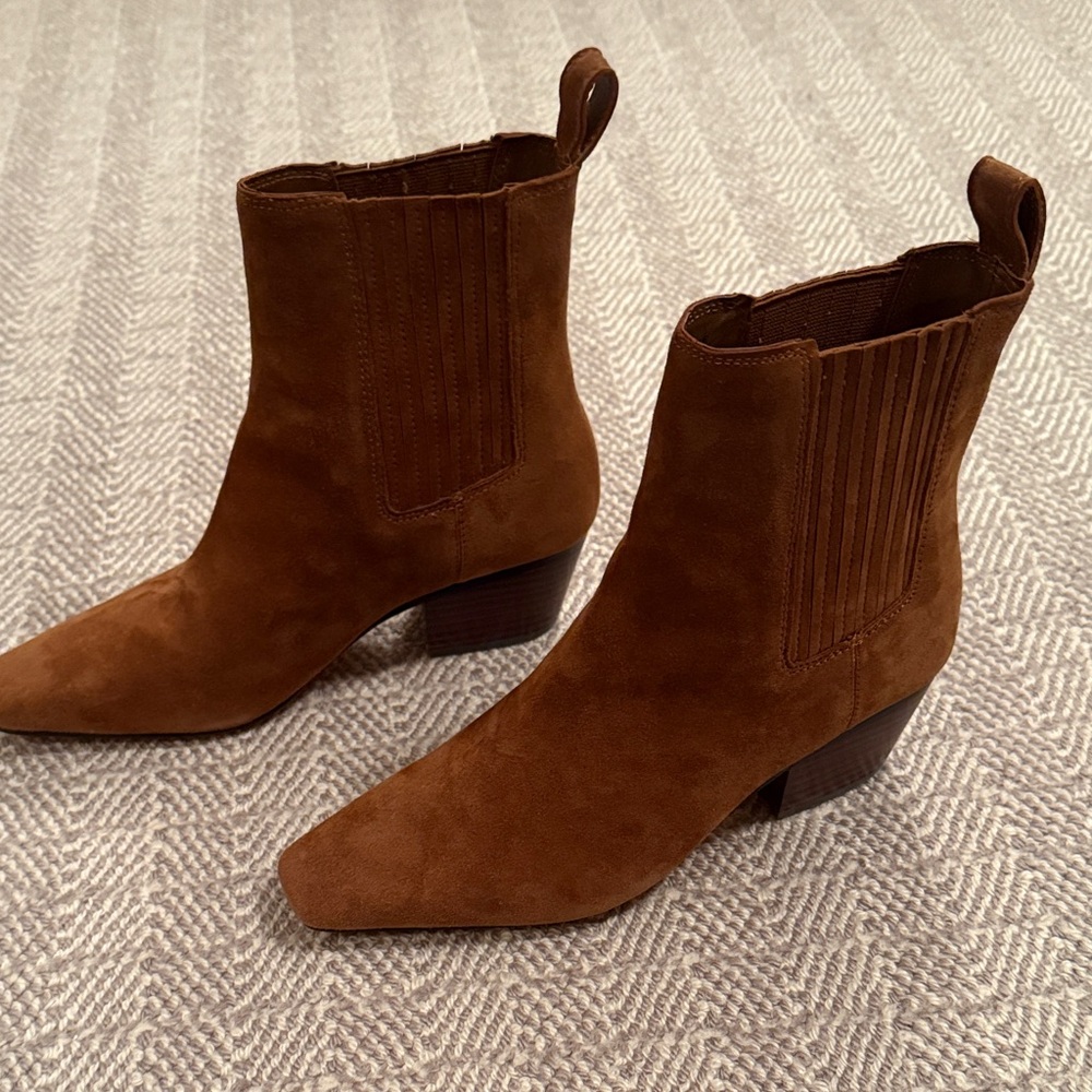 J. Crew Rich Toffee 🤎🤎Suede Ankle Boots. Perfectly versatile!  NEW in BOX